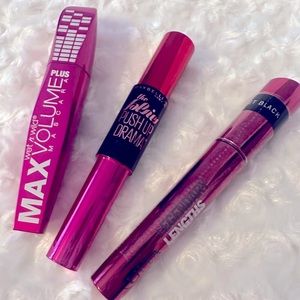 3 Full-sized Black Mascara Bundle